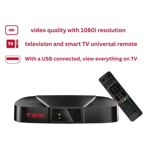 Airtel DTH New Connection 6 months Free|Ultimate Marathi Plus Hindi HD |only box - Image 4