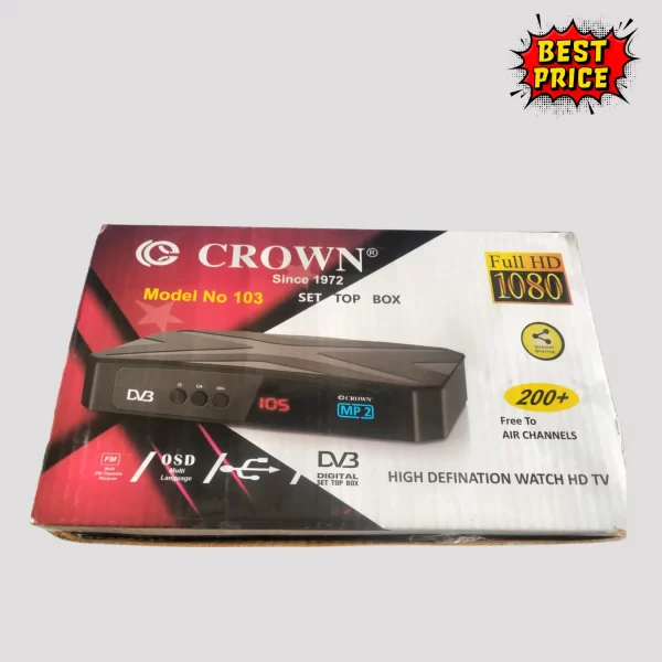 Crown Free to Air Set Top Box | Free to Air Set Top Box Price | Online